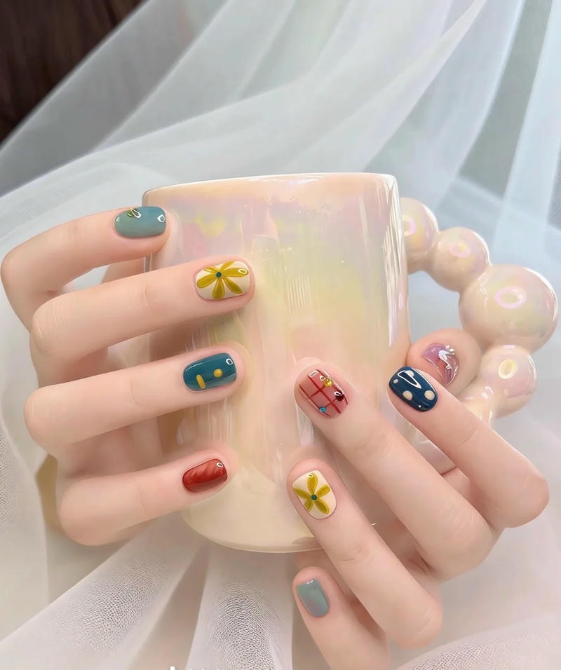 Album nail nhiều màu mới nhất