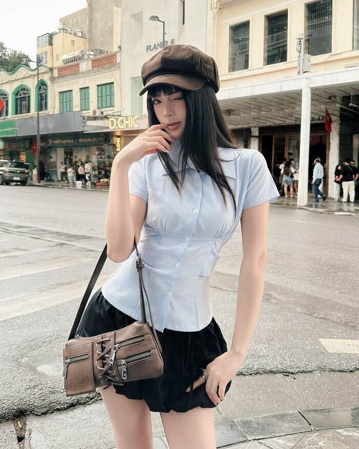 Ảnh gái xinh váy ngắn slay hd