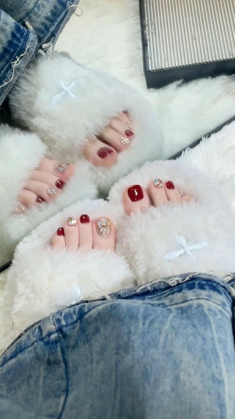Bộ nail chân sang chảnh mới chất lượng cao