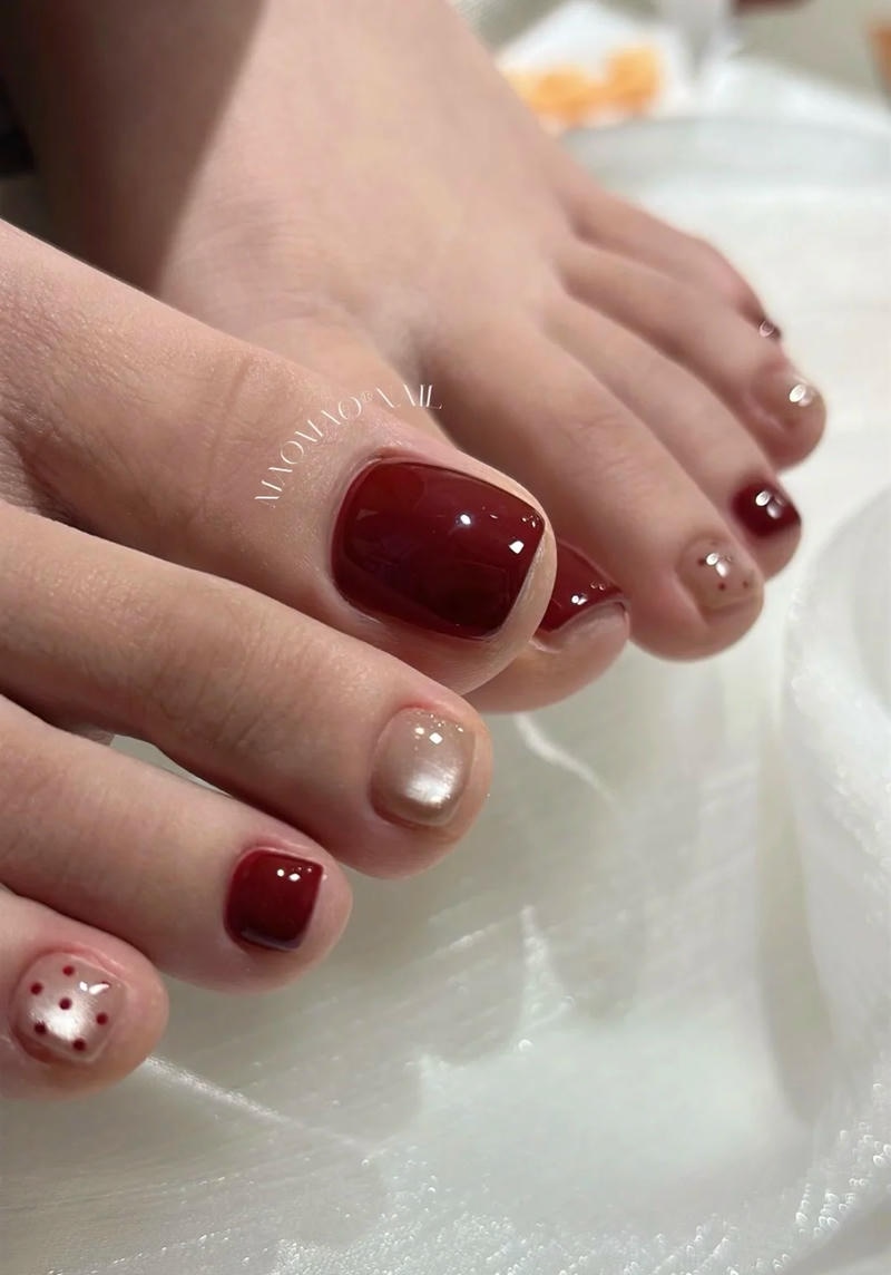 Bộ nail chân tết mới chất lượng cao