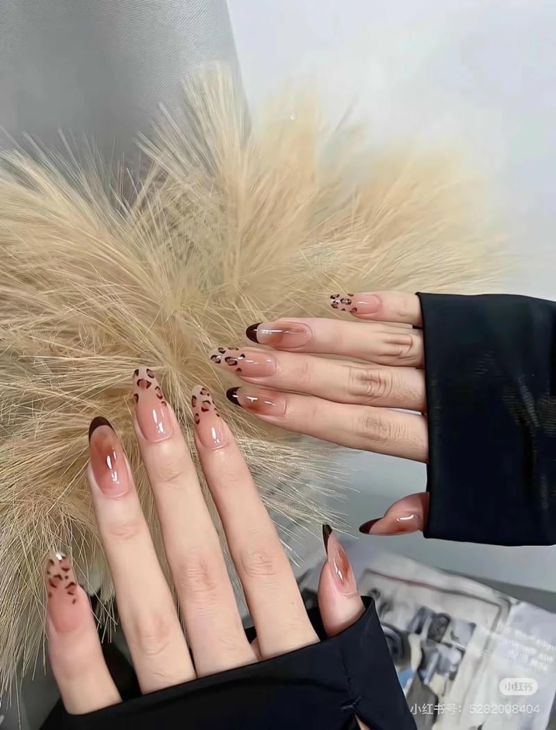 Bộ nail da báo mới chất lượng cao