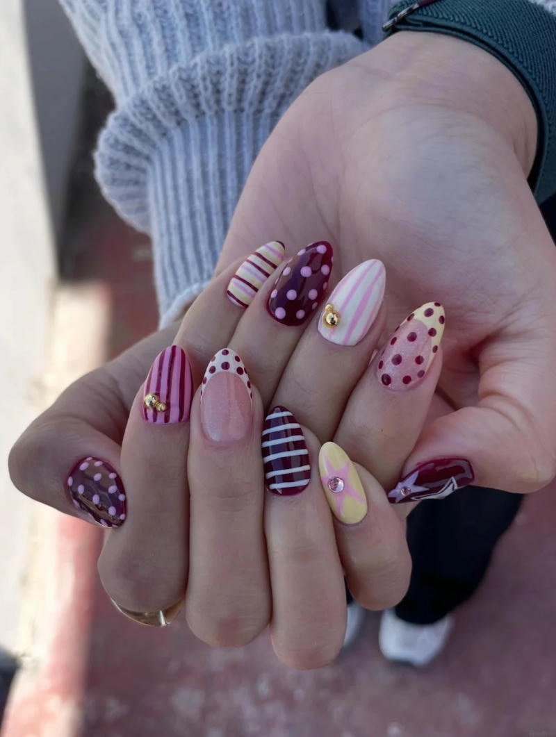 Bộ nail kẻ độc đáo