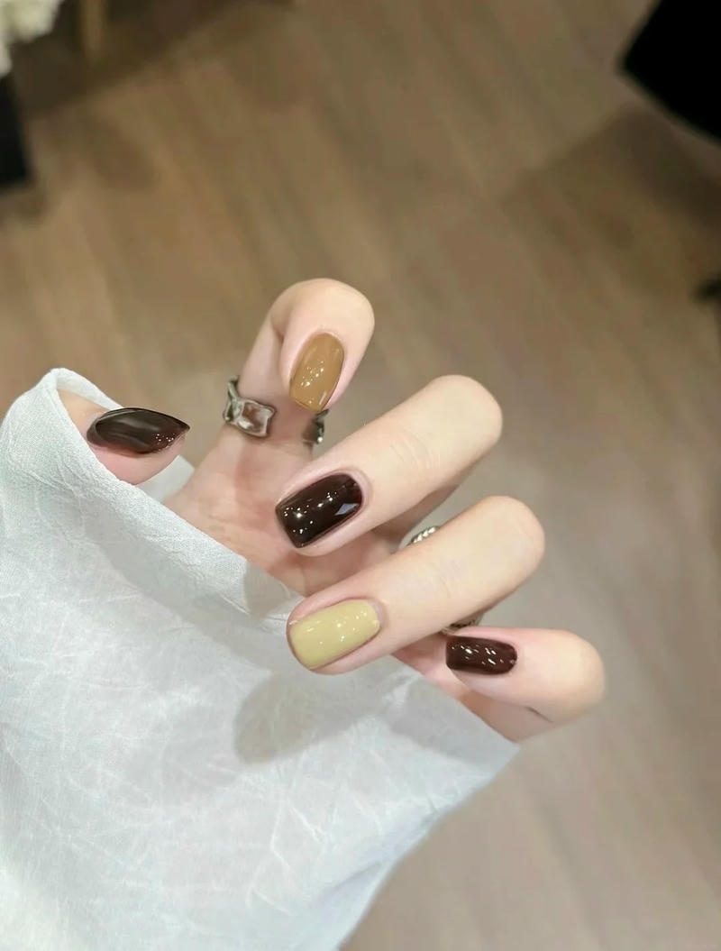 Bộ sưu tập nail 2 màu cực đẹp