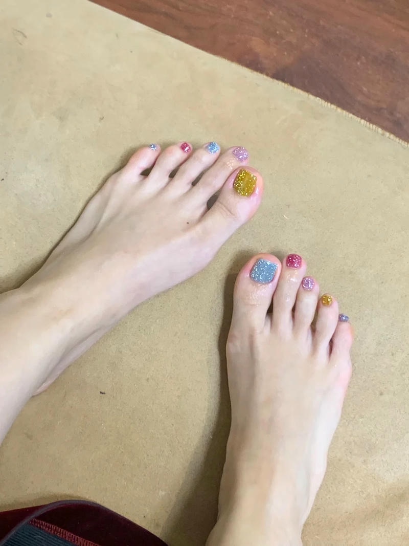 Bộ sưu tập nail chân nhiều màu chất lượng nhất