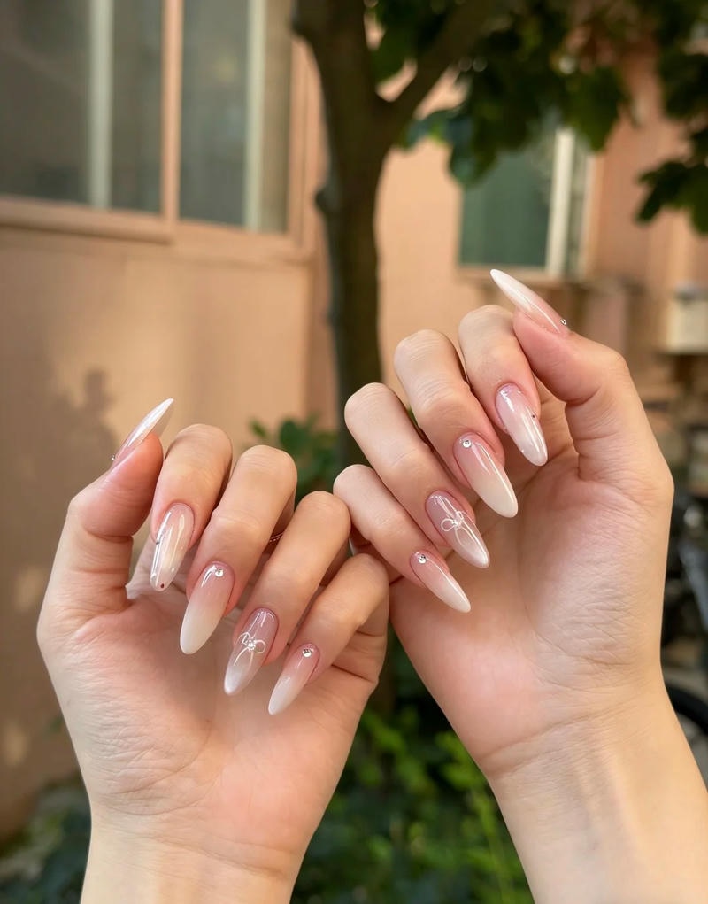 Bộ sưu tập nail đính nơ đẹp chất lượng cao