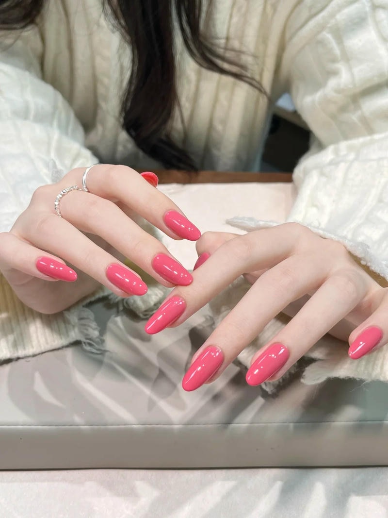 Bộ sưu tập nail màu hồng cực đẹp