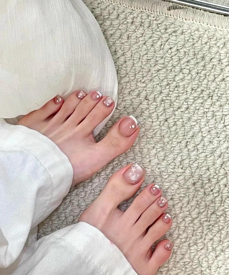 Khám phá kho nail chân cô dâu cuốn hút
