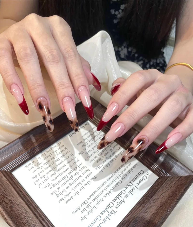 Khám phá kho nail da báo cuốn hút