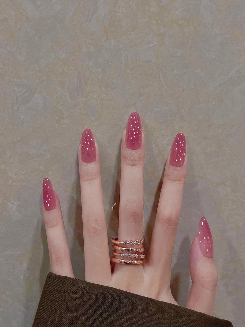 Khám phá kho nail màu hồng cực đẹp