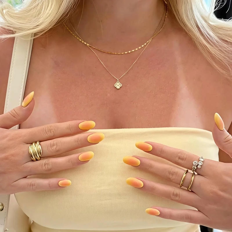 Khám phá kho nail màu vàng cực đẹp