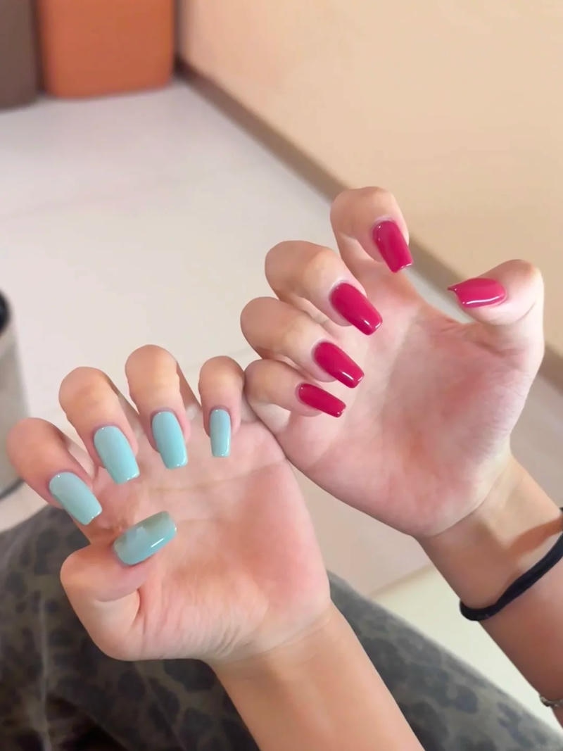 Khám phá nail 2 màu đẹp nhất