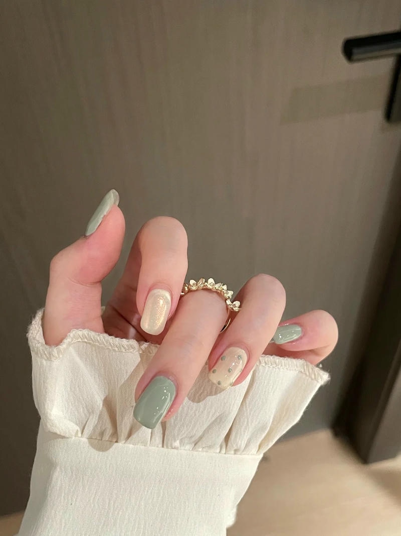 Khám phá nail 2 màu độc đáo