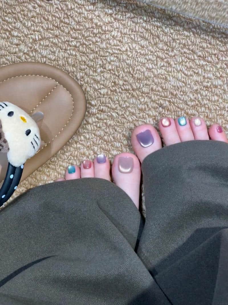 Khám phá nail chân cho học sinh sắc nét
