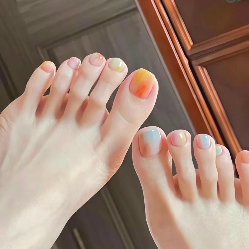 Khám phá nail chân ombre đẹp nhất