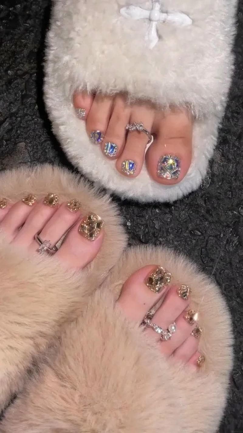 Khám phá nail chân sang chảnh độc đáo