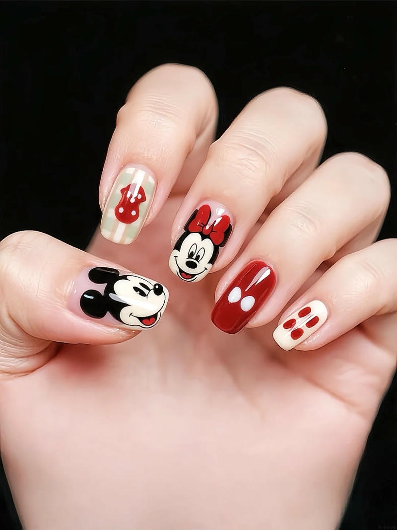 Khám phá nail chuột mickey đẹp