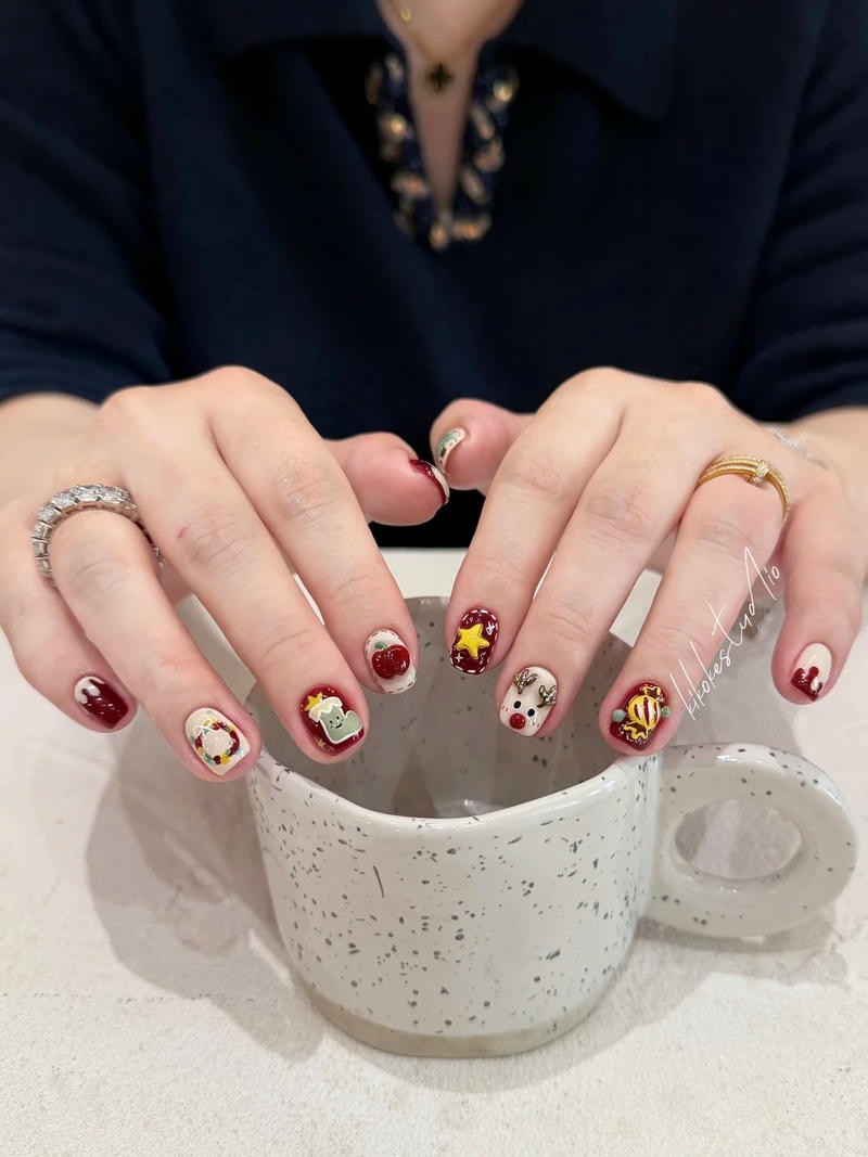 Khám phá nail noel thu hút
