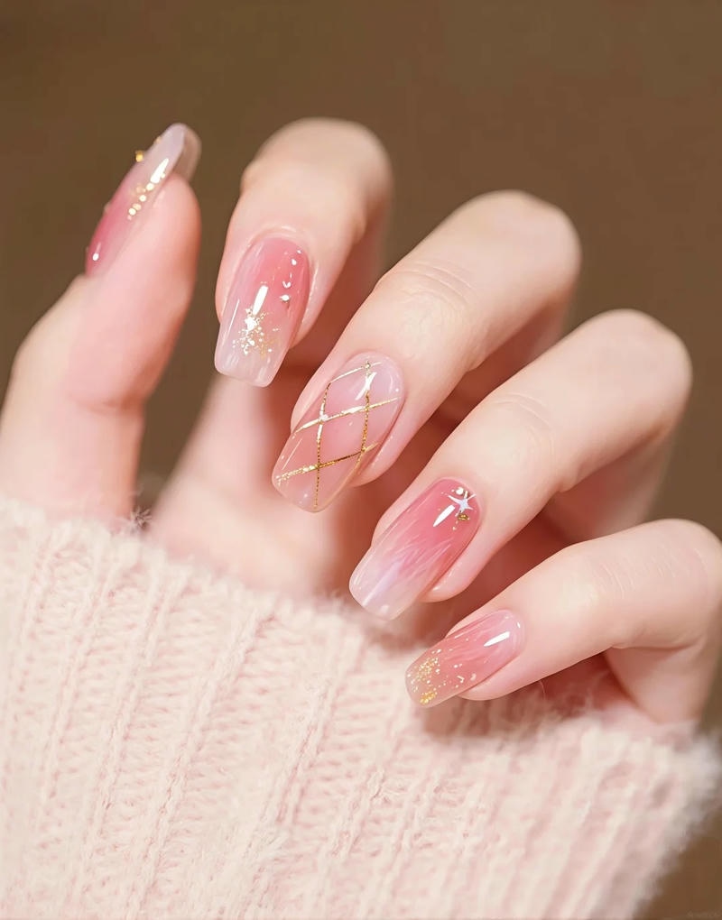 Khám phá nail pastel sắc nét