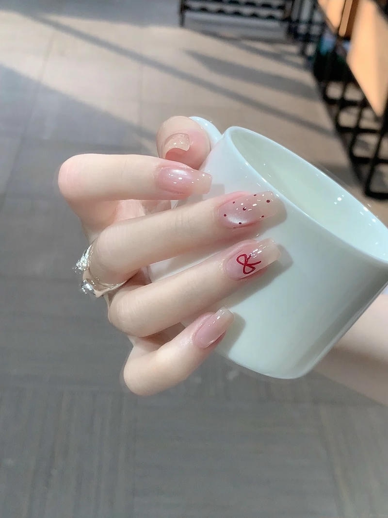 Loạt nail đơn giản cho học sinh đẹp