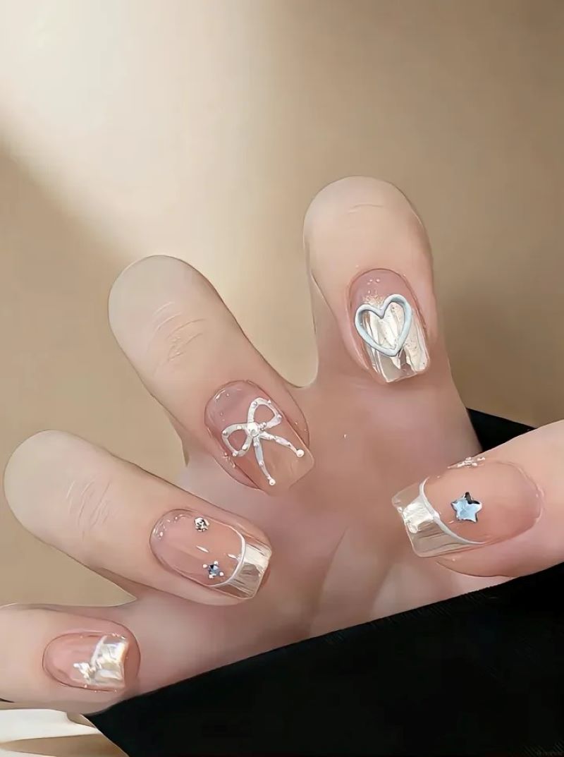 Ngắm bộ nail đơn giản cho học sinh mới chất lượng cao