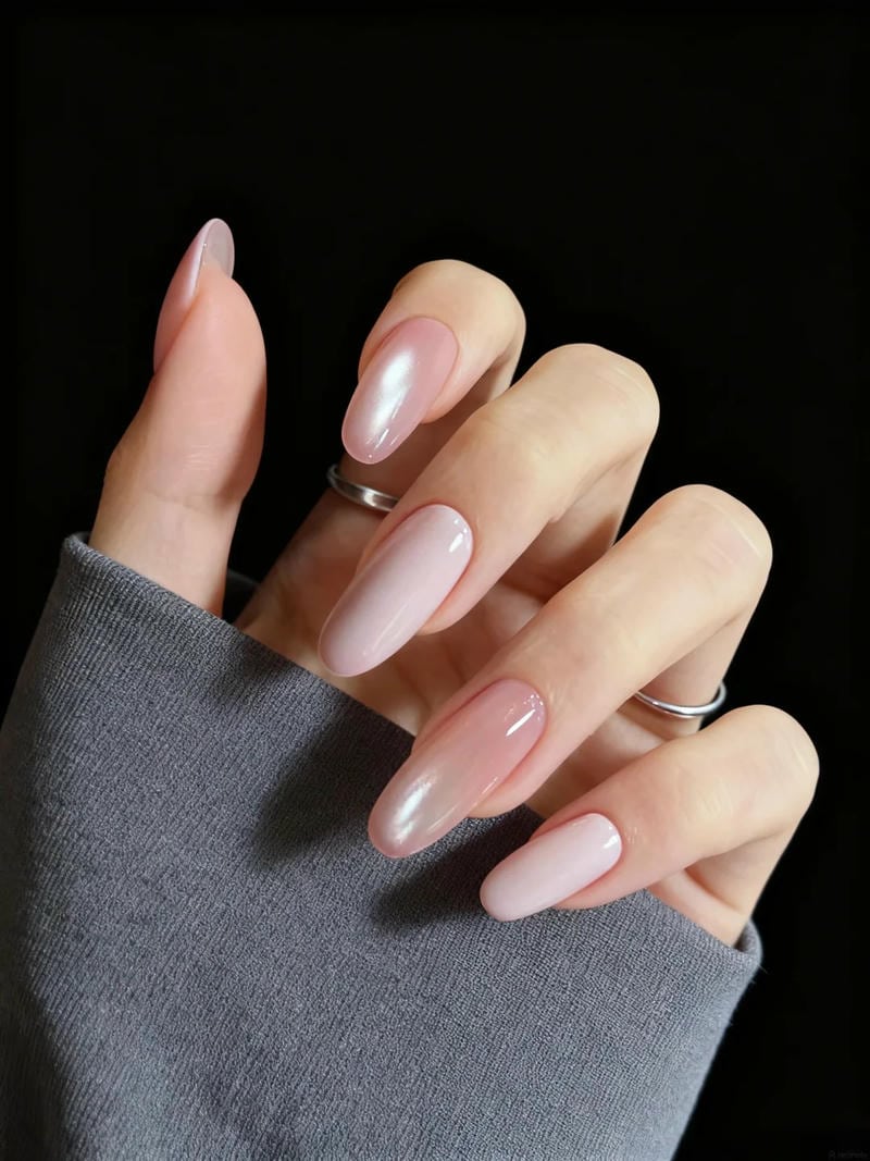 Ngắm bộ nail màu hồng cực hot