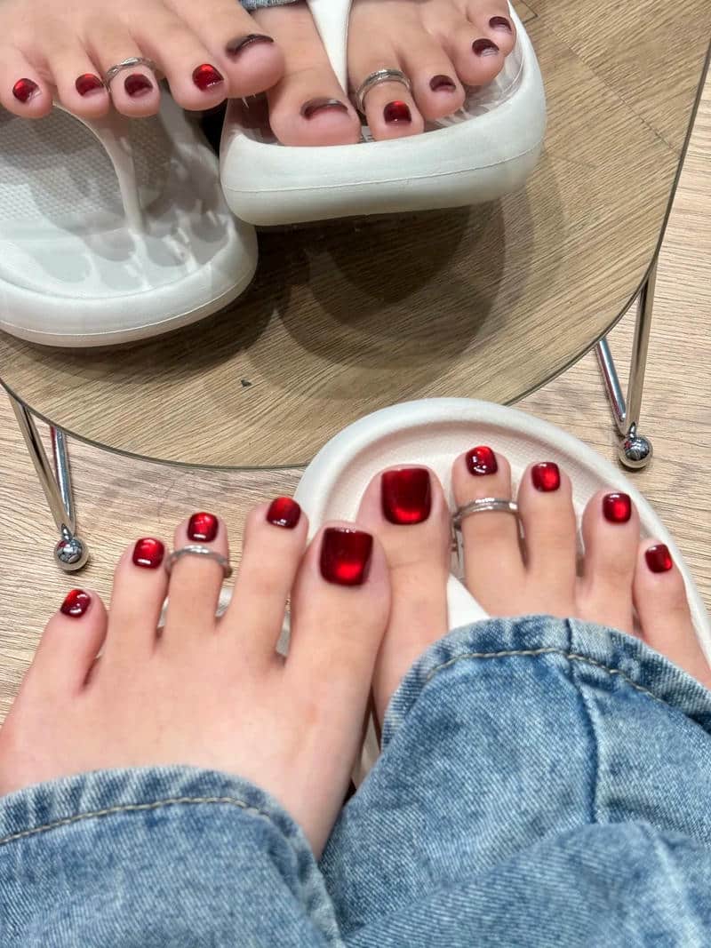 Ngắm nail chân tết hot