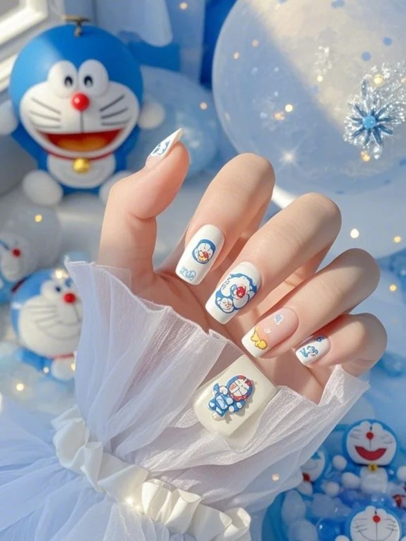 Tải nail vẽ doraemon mới nhất