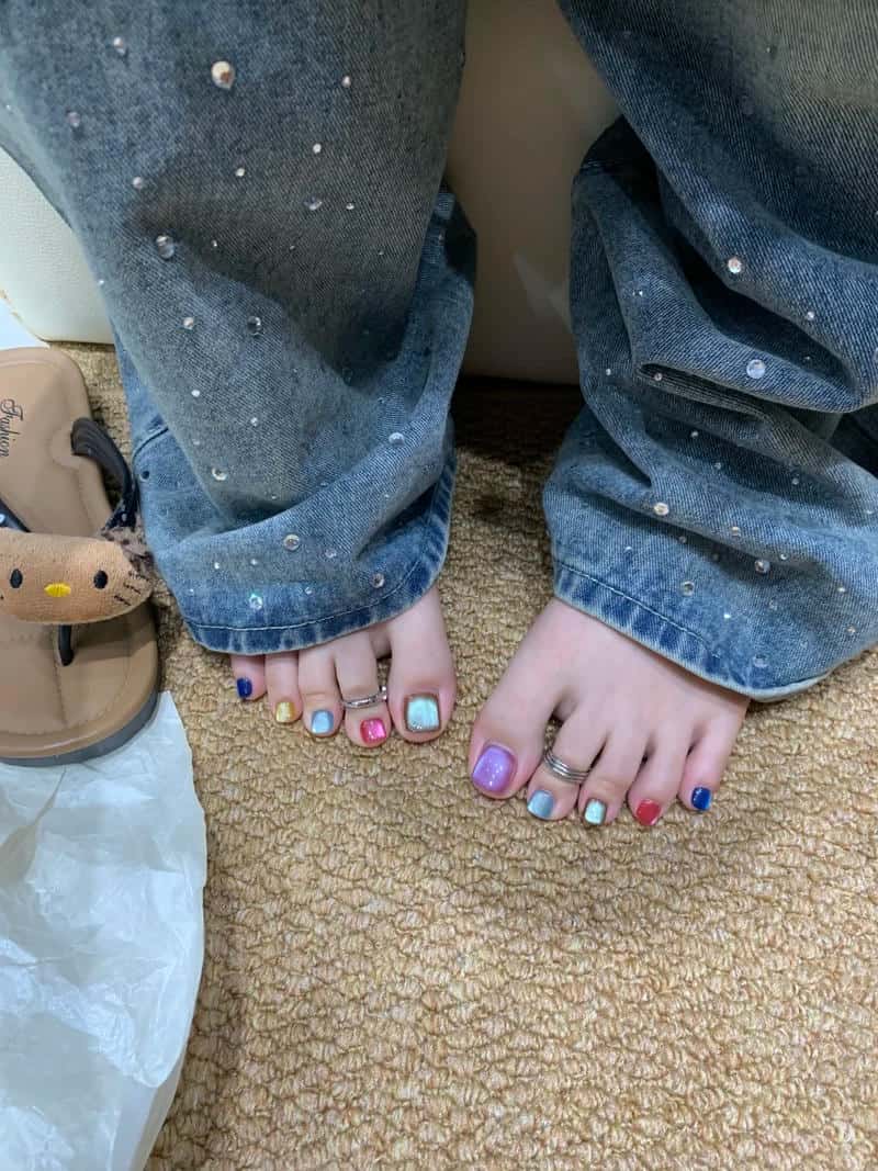 Tải về nail chân màu pastel mới