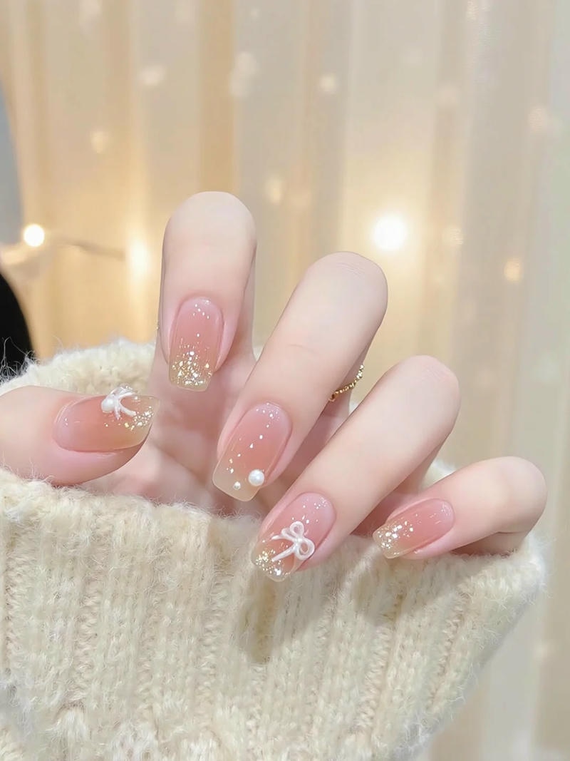 Tải về nail đính nơ đẹp mới