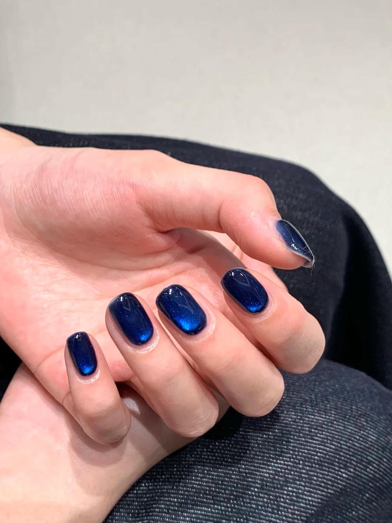 Tải về nail màu xanh coban mới