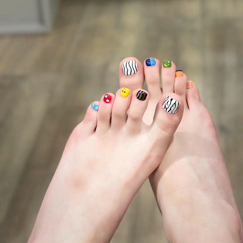 Tổng hợp nail chân nhiều màu chất lượng nhất
