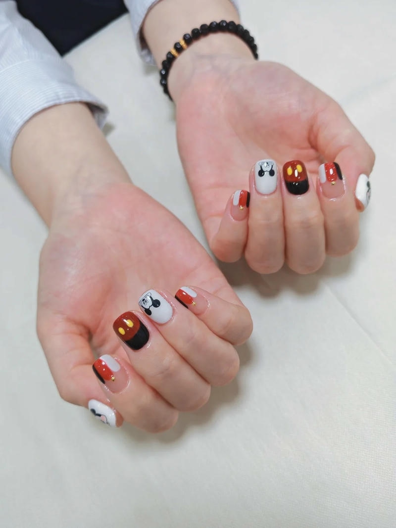 Tổng hợp nail chuột mickey chất lượng nhất
