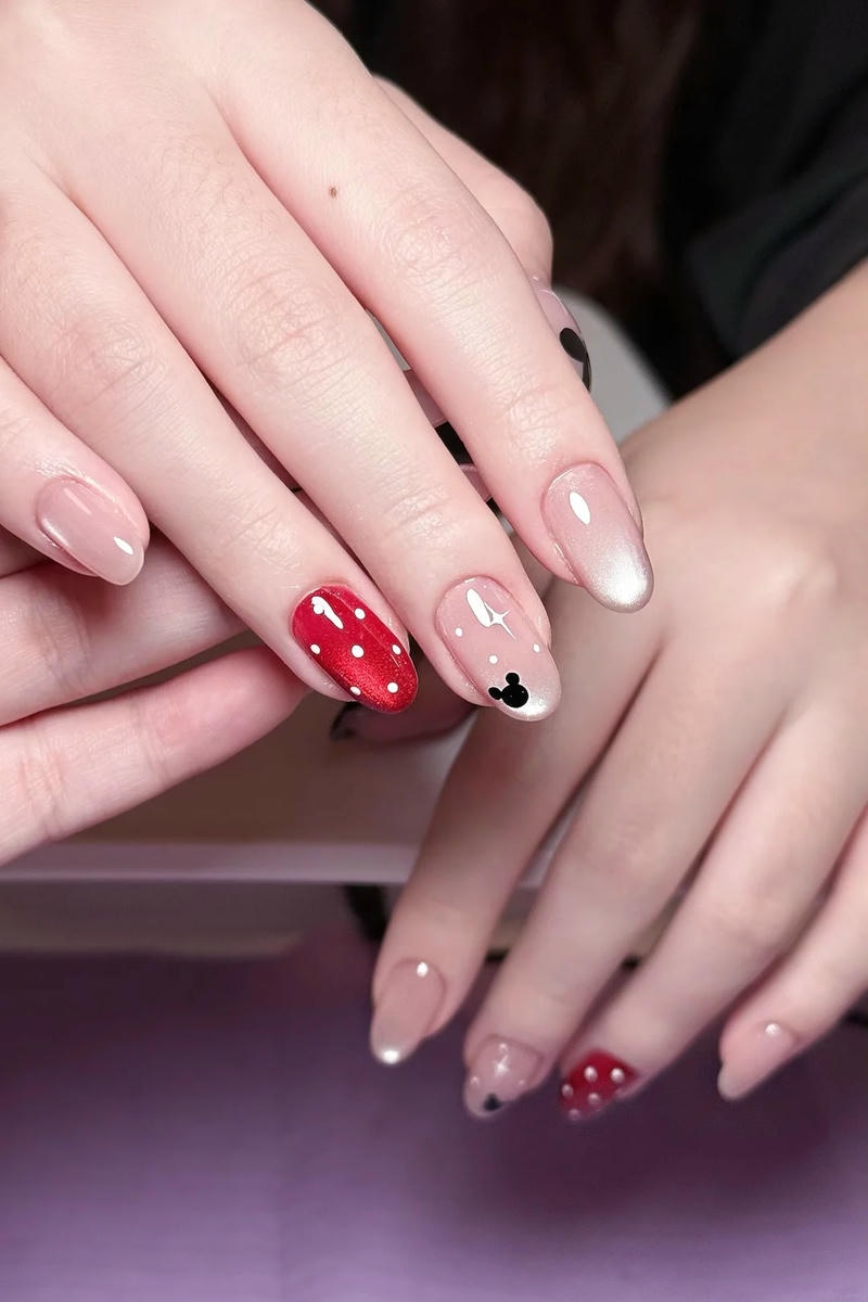 Tổng hợp nail chuột mickey hot