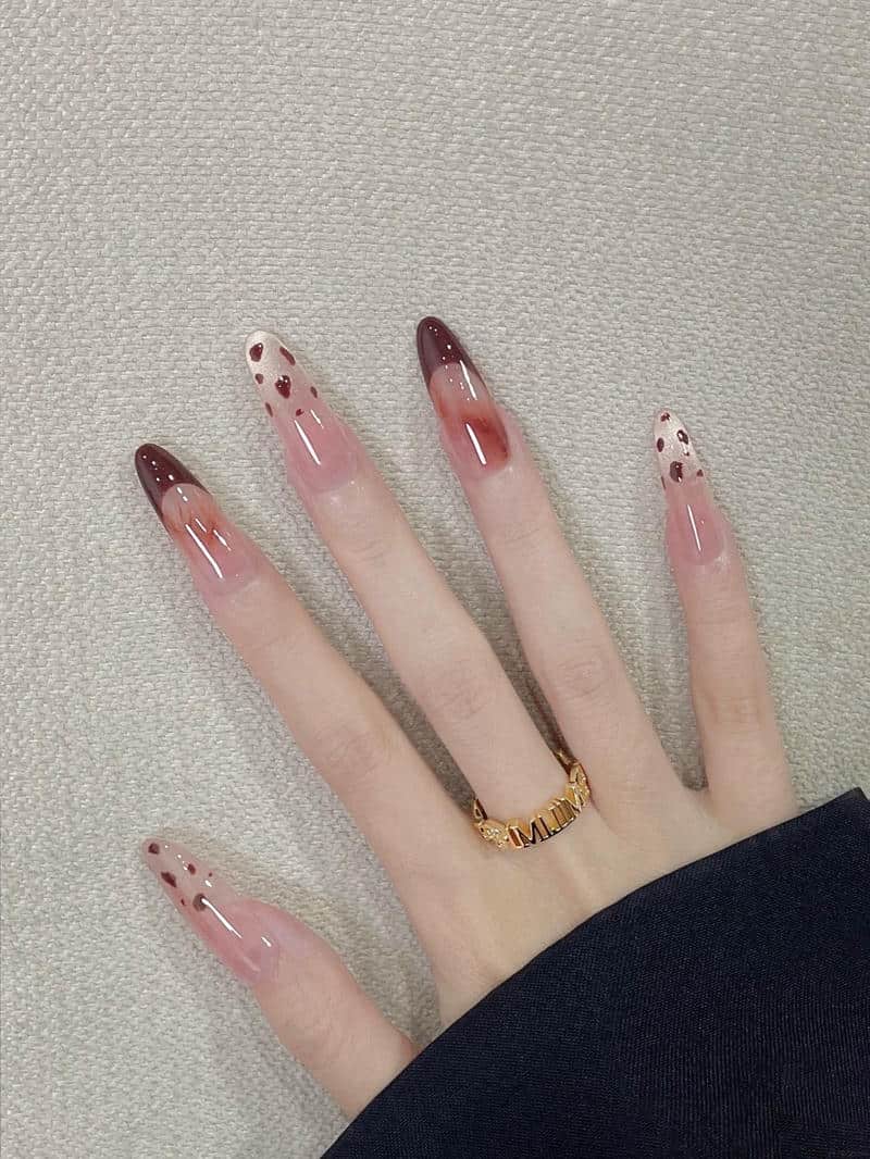 Tổng hợp nail da báo chất lượng nhất