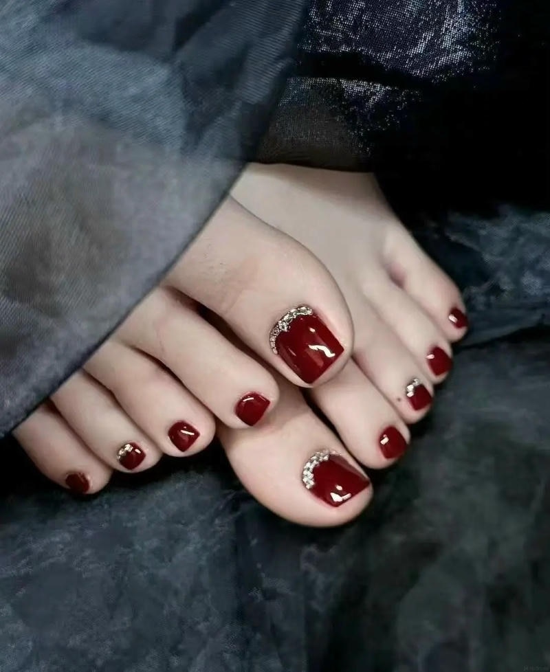 Tuyển tập bộ nail chân cho người trung tuổi miễn phí