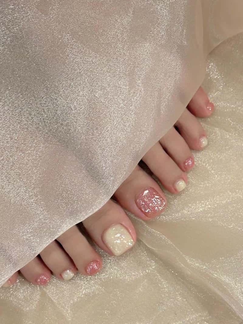 Tuyển tập bộ nail chân màu pastel trend nhất