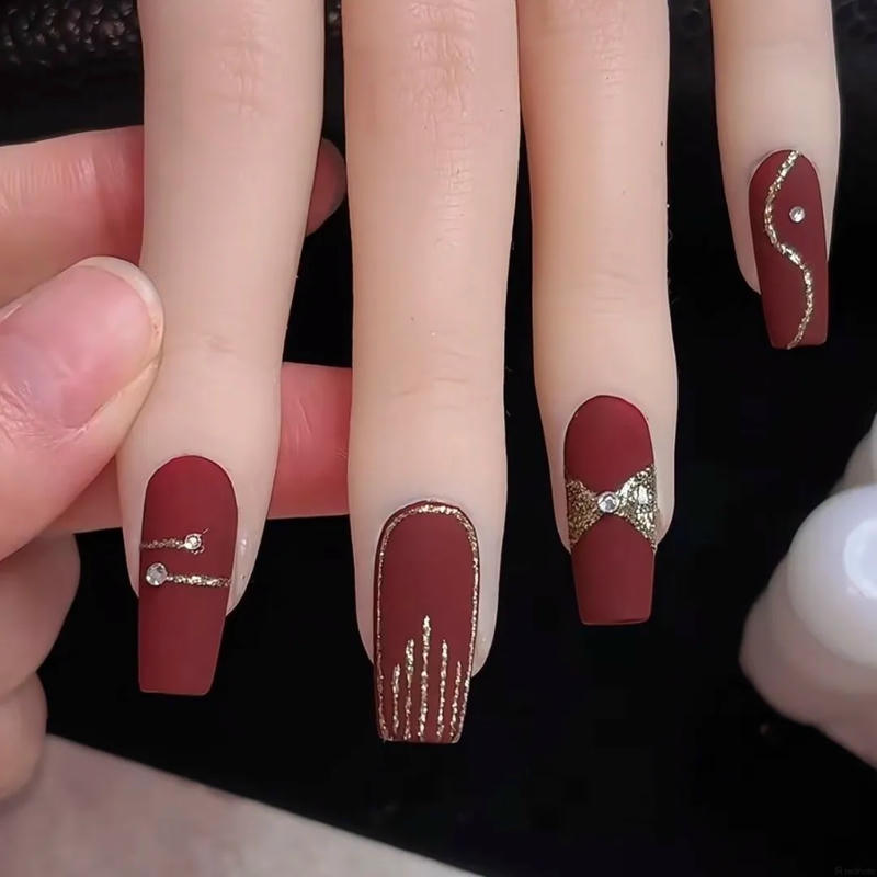 Tuyển tập bộ nail đỏ đẹp miễn phí