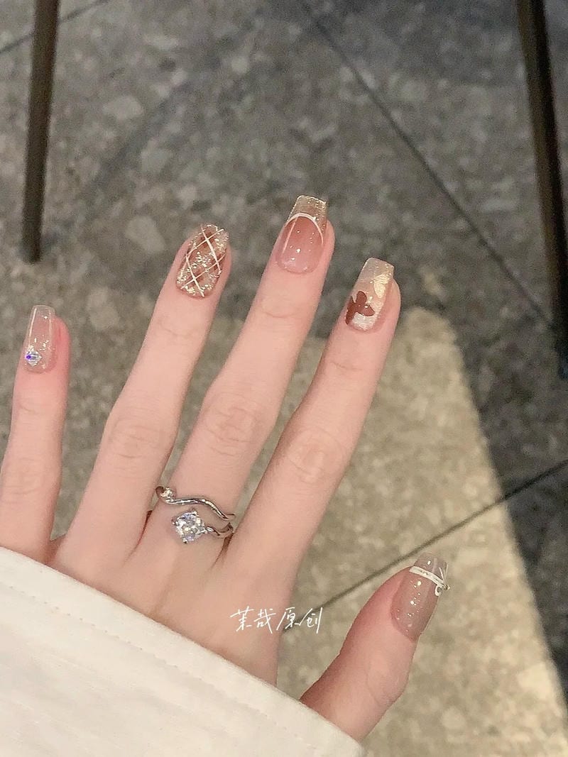 Tuyển tập bộ nail kẻ miễn phí