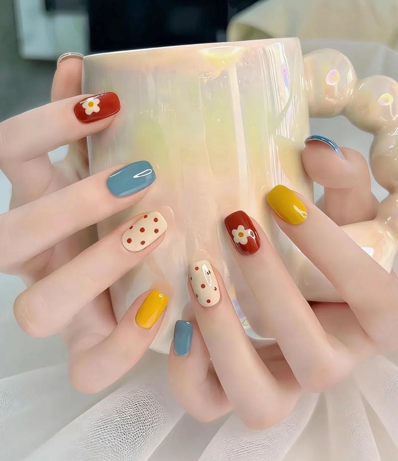 Tuyển tập bộ nail nhiều màu miễn phí