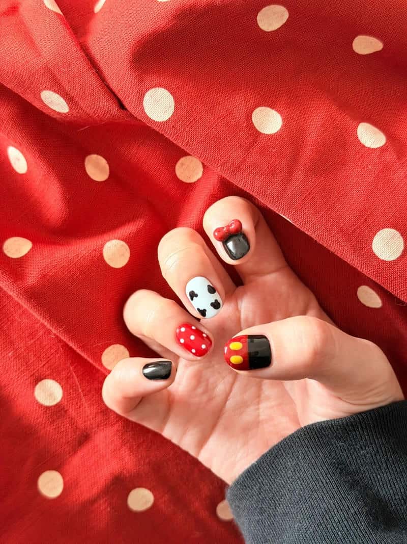 Xem nail chuột mickey đẹp