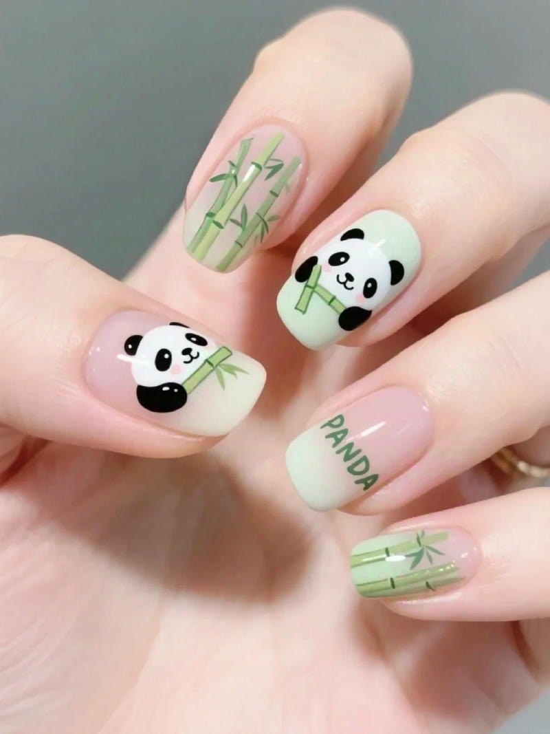Xem nail gấu trúc mới nhất