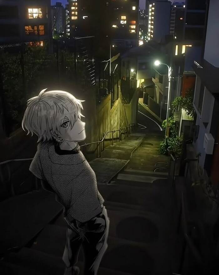 ảnh anime buồn boy