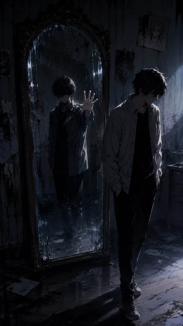 ảnh anime buồn sad boy