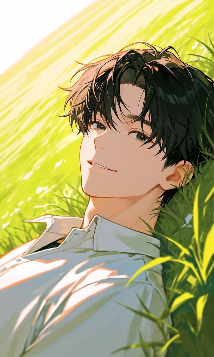 ảnh anime chill cỏ lá