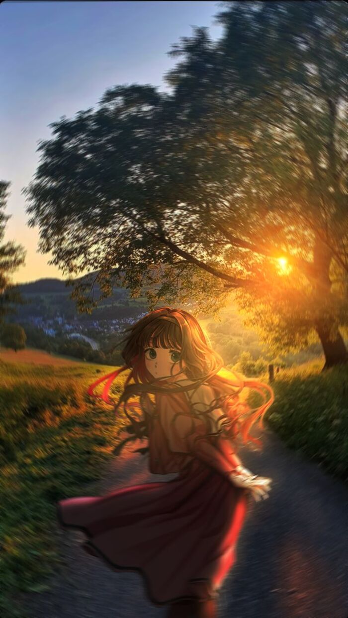 ảnh anime chill cực cute