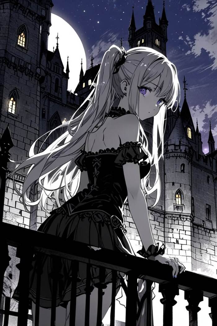 ảnh anime chill đêm đen