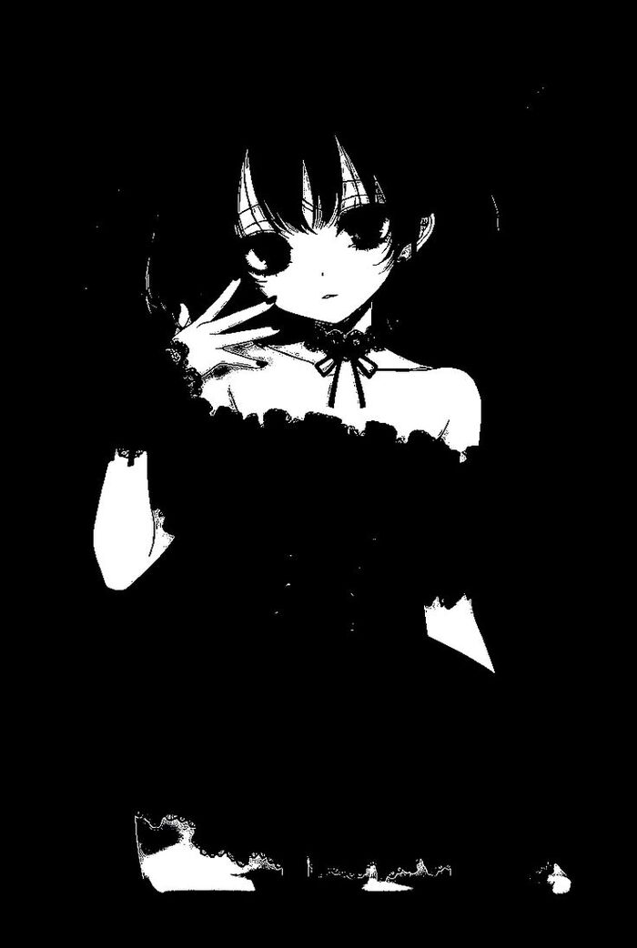 ảnh anime đen trắng chất ngầu