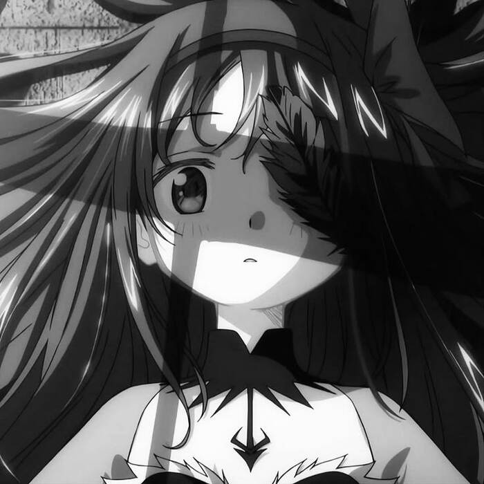 ảnh anime đen trắng siêu ngầu hd