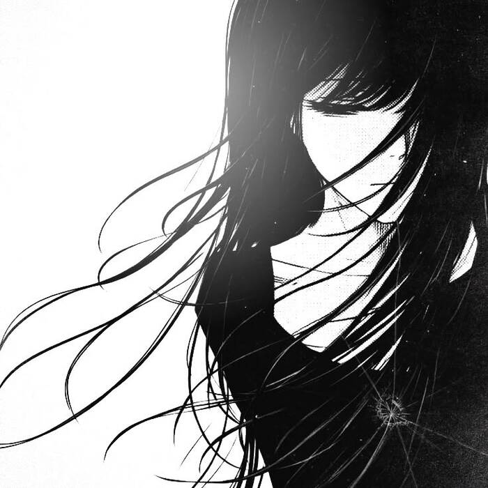 ảnh anime đen trắng siêu ngầu
