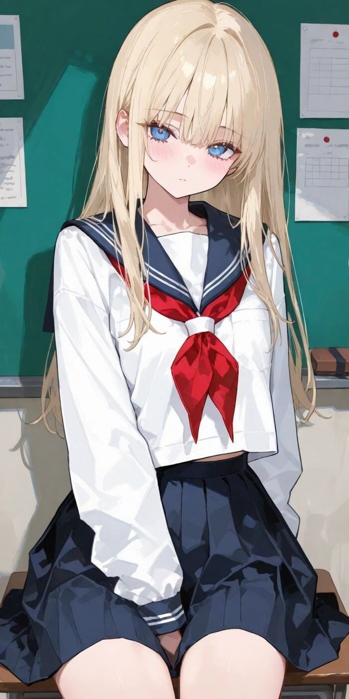 ảnh anime nữ học sinh full hd